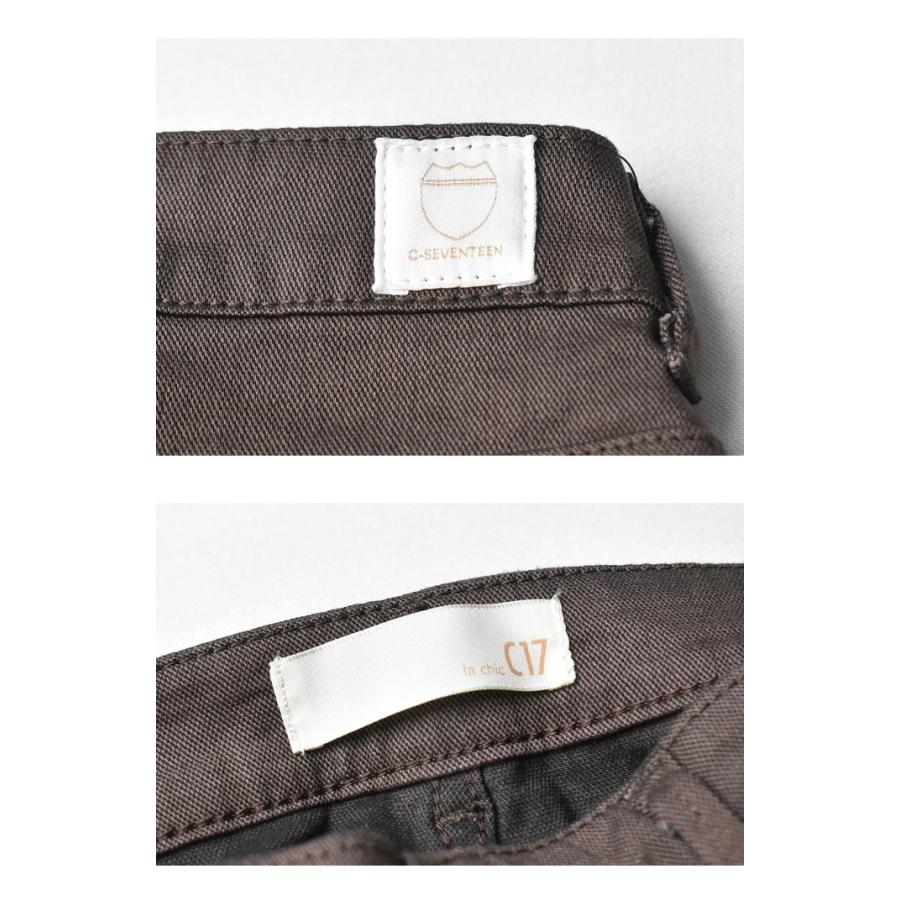 C17 レディース LACHIC ガウチョパンツ ストレッチ パンツ ワイドパンツ 半端丈 C-SEVENTEEN C-17 シーセブンティーン CL004 | SOMETHING | 12