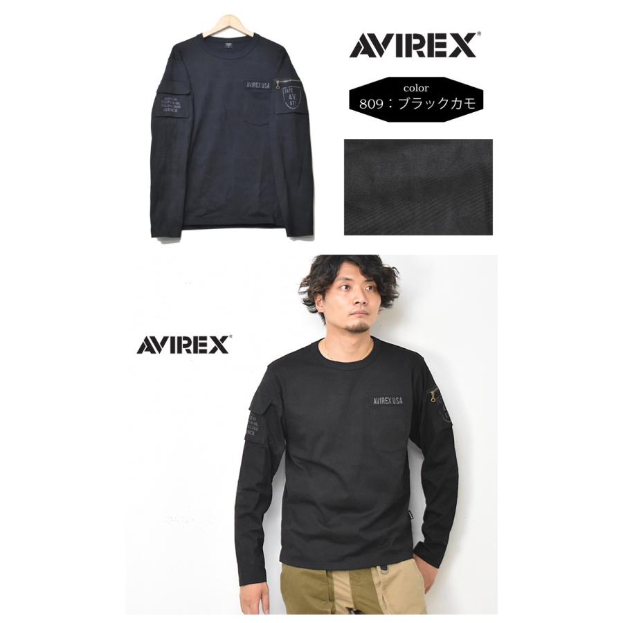AVIREX（アヴィレックス） アビレックス 長袖 ファティーグTシャツ