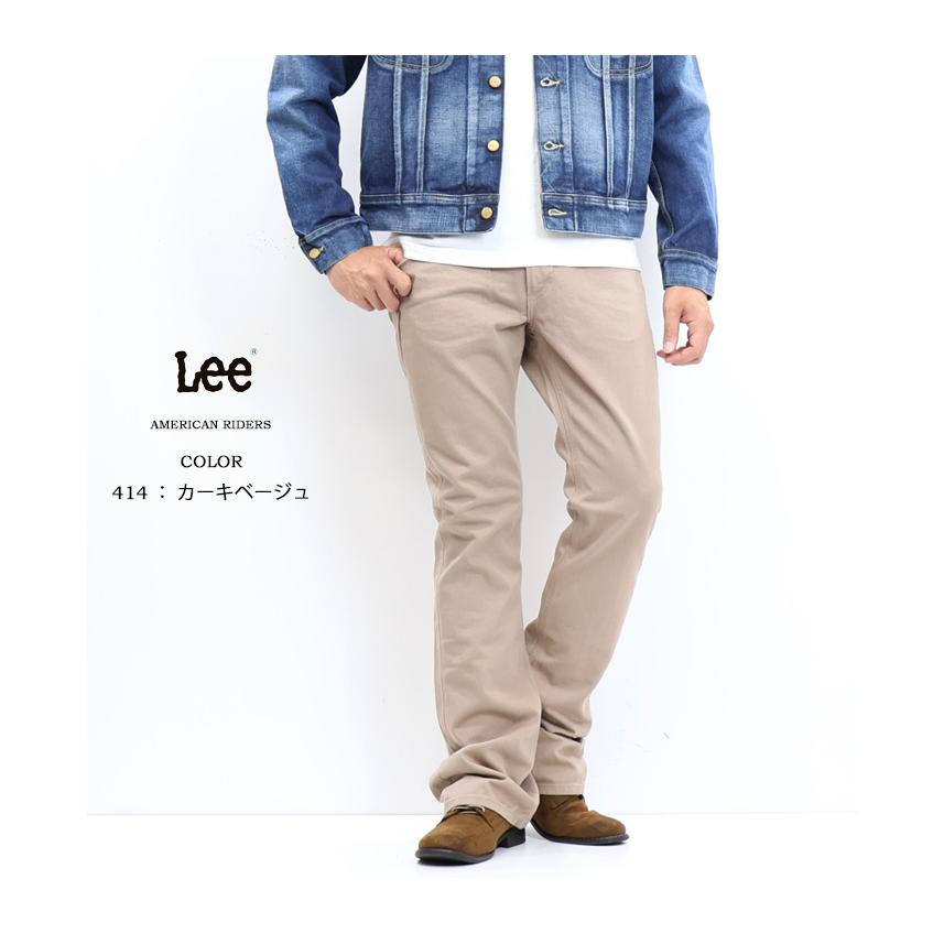 Lee（リー） アメリカンライダース 102 ブーツカット ツイル素材 日本