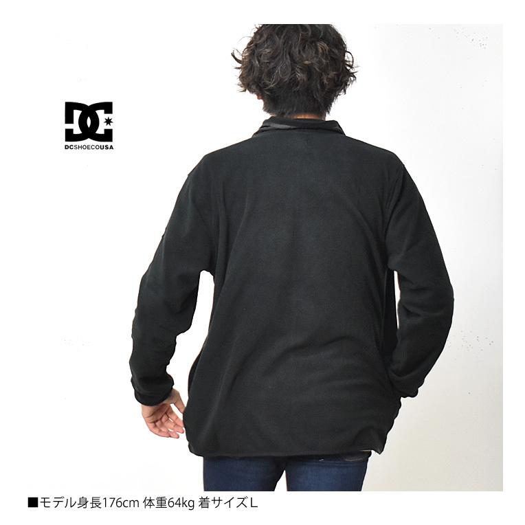SALE セール DC SHOES ディーシーシュー フリースジャケット ナイロン切替え メンズ レディース ユニセックス ライトアウター ブルゾン 送料無料 ADYPE03011 | DC SHOES | 04