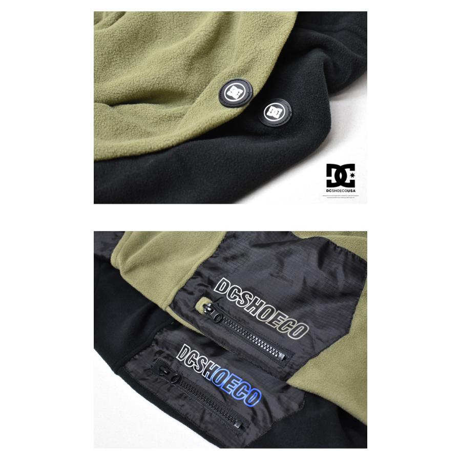SALE セール DC SHOES ディーシーシュー フリースジャケット ナイロン切替え メンズ レディース ユニセックス ライトアウター ブルゾン 送料無料 ADYPE03011 | DC SHOES | 07