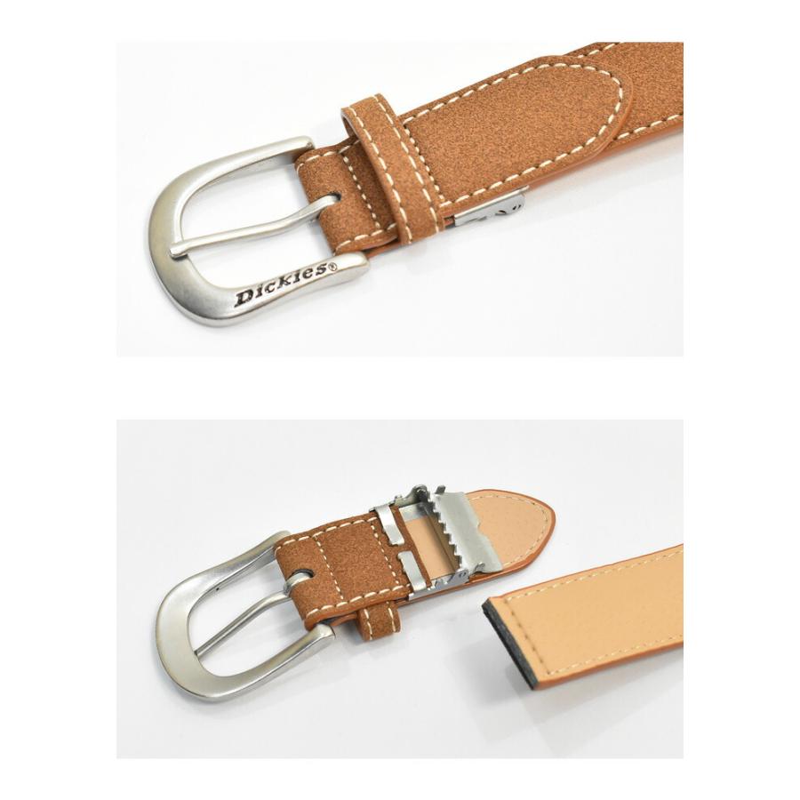Dickies（ディッキーズ） スエード調 ステッチ PUレザーベルト メンズ
