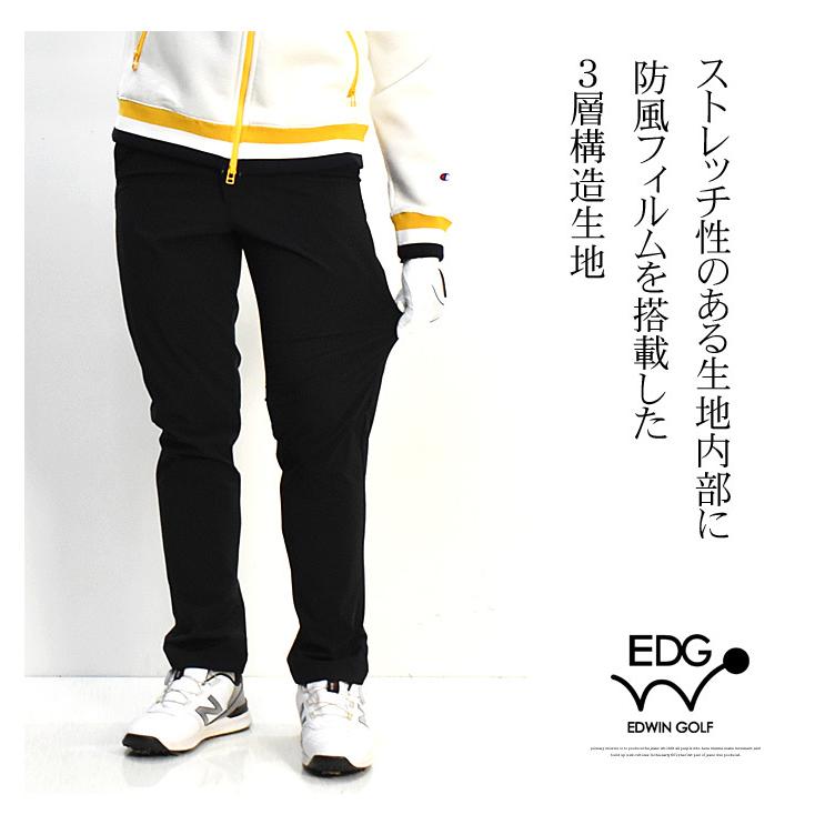 other - EDWIN GOLF スリムテーパード ストレッチ パンツ EDG002 黒 M other - EDWIN GOLF スリムテーパード ストレッチ パンツ EDG002
