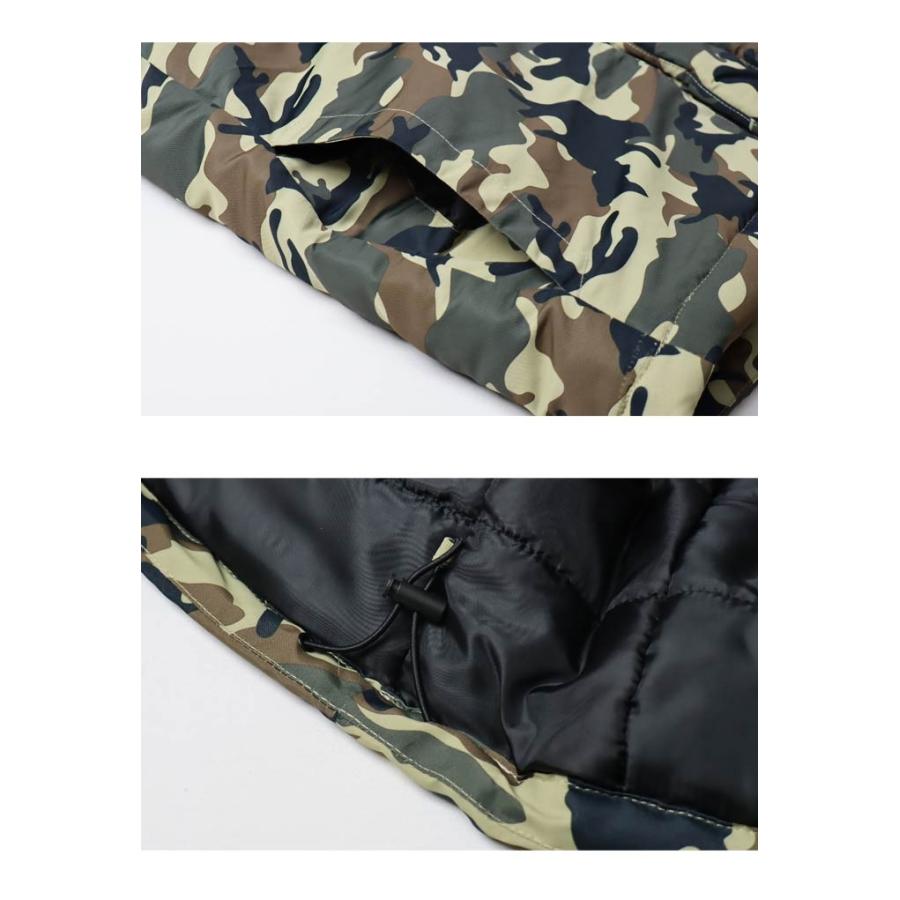 HALHAM（ハルハム） 切り替え ボリュームネック 中綿ジャケット