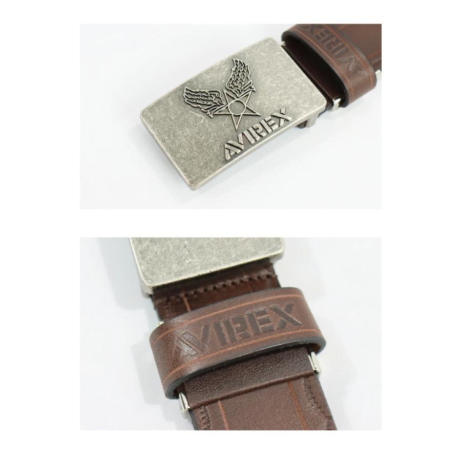 ERL クラックルレザーベルト ロゴバックル Brown ERL クラックルレザーベルト ロゴバックル Brown