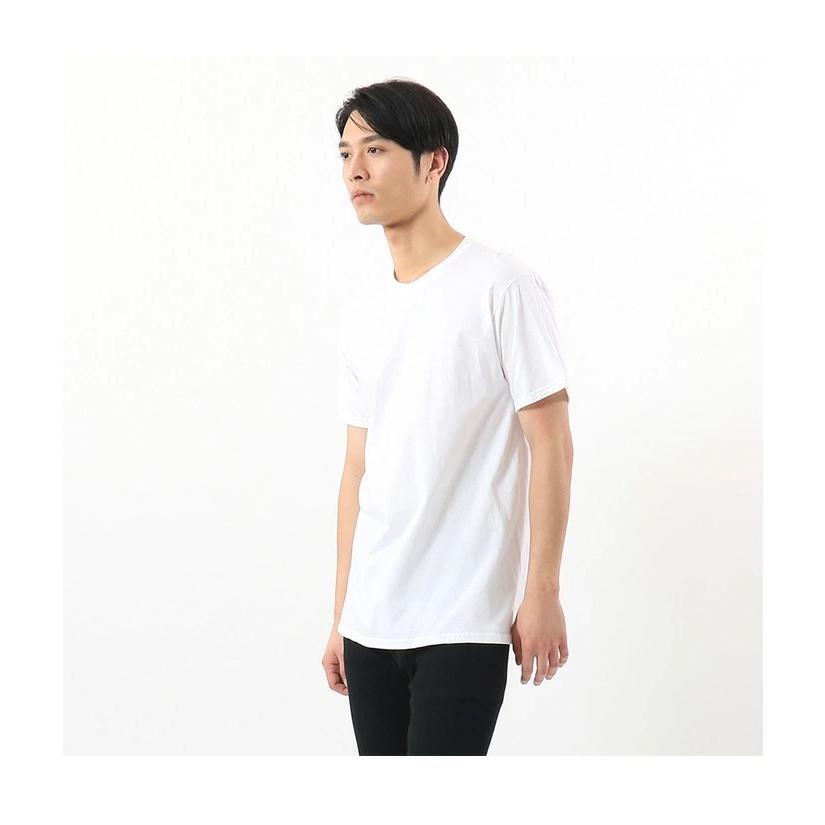 大きいサイズ 5L HANES ヘインズ ビジカジ魂 2P クルーネック 半袖Tシャツ 抗菌防臭 綿100% パックTシャツ 半T インナー メンズ 2枚セット HM1EN701K | Hanes | 03