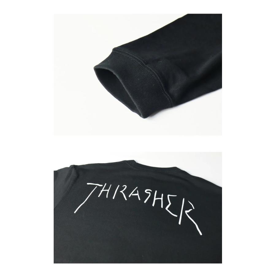 THRASHER スラッシャー マークゴンザレス ロゴプリント 長袖 Tシャツ ロゴTシャツ 長T ロンＴ カットソー ユニセックス TH8328 | THRASHER | 11