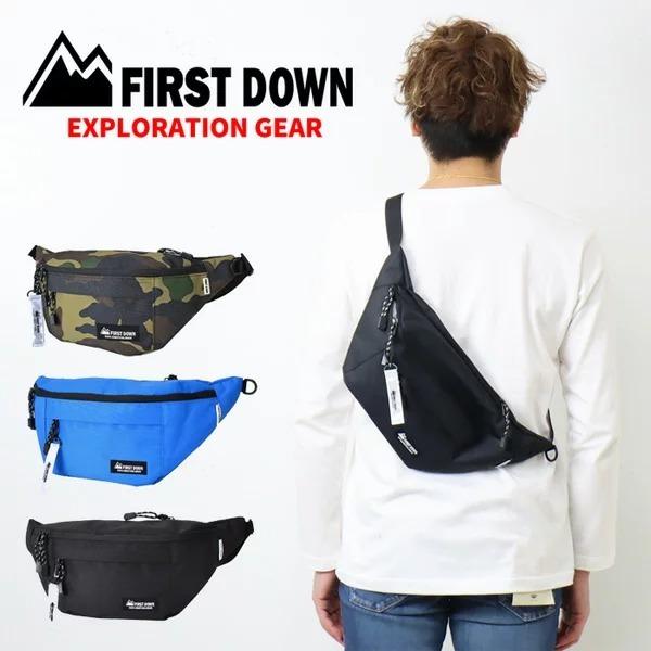 FIRST DOWN EXPLORATION GEAR ファーストダウン リフレクタータグ付き ボディバッグ 鞄 カバン かばん ユニセックス ショルダーバッグ 33009 | FIRST DOWN EXPLORATION GEAR