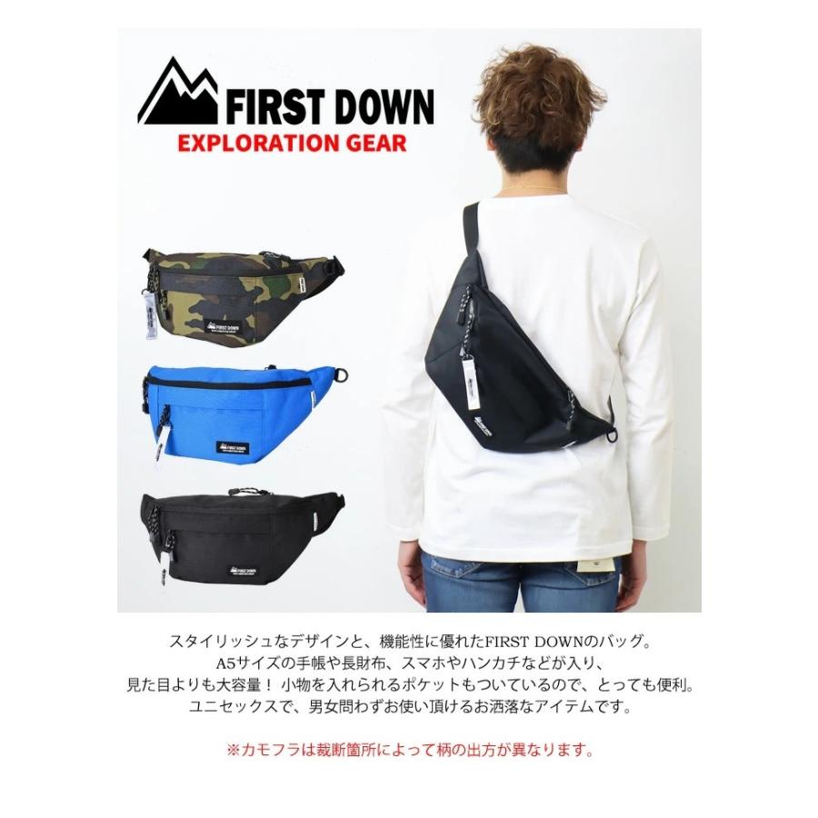 FIRST DOWN EXPLORATION GEAR ファーストダウン リフレクタータグ付き