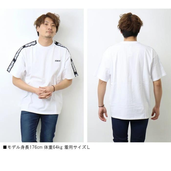DC SHOES ディーシーシュー ロゴラインテープ 半袖 Tシャツ 半T ドロップショルダー ビッグシルエット ユニセックス DST221038 | DC SHOES | 03