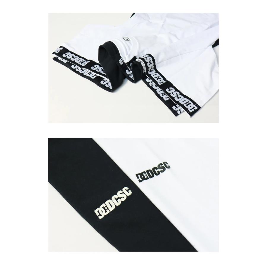 DC SHOES ディーシーシュー ロゴラインテープ 半袖 Tシャツ 半T ドロップショルダー ビッグシルエット ユニセックス DST221038 | DC SHOES | 06