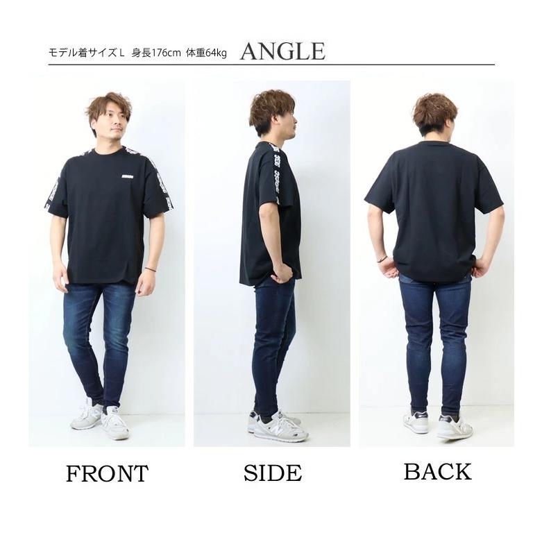 DC SHOES ディーシーシュー ロゴラインテープ 半袖 Tシャツ 半T ドロップショルダー ビッグシルエット ユニセックス DST221038 | DC SHOES | 07