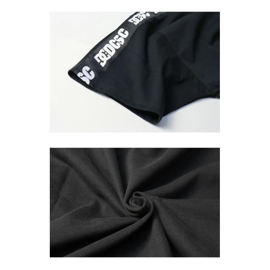 DC SHOES ディーシーシュー ロゴラインテープ 半袖 Tシャツ 半T ドロップショルダー ビッグシルエット ユニセックス DST221038 | DC SHOES | 09