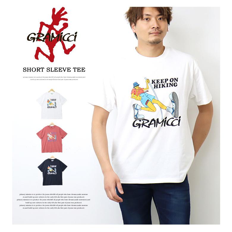 GRAMICCI（グラミチ） プリント 半袖Tシャツ 半T メンズ レディース