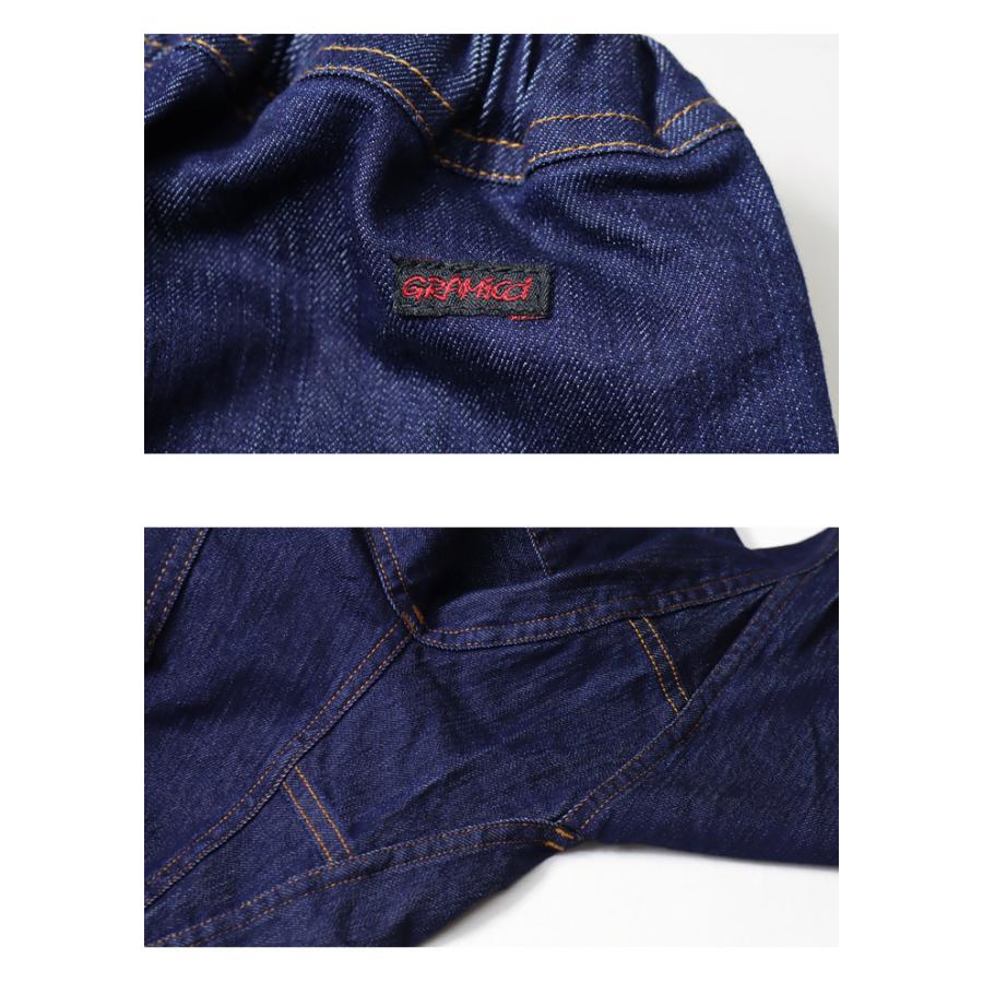 グラミチ× ナノユニバース 別注ルーズテーパードクライミングデニムパンツS GRAMICCI（グラミチ） キッズ ストレッチデニム ルーズテーパード