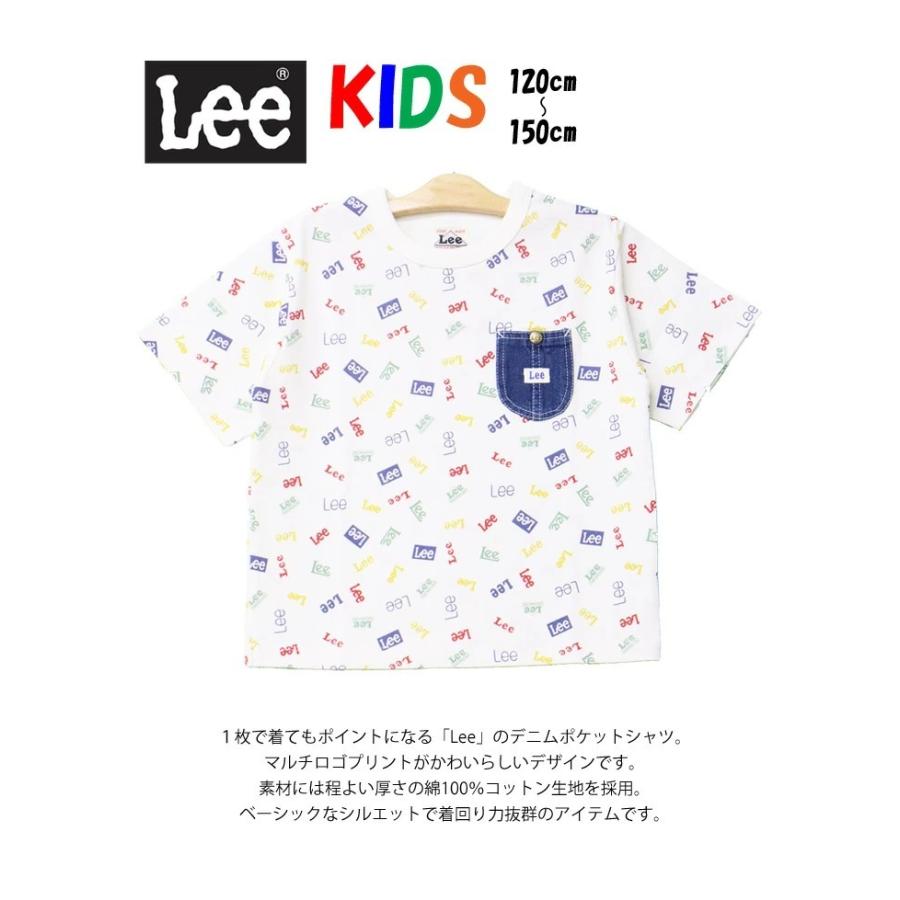 Lee（リー） SALE セール キッズ デニムポケット 半袖 Tシャツ 120cm