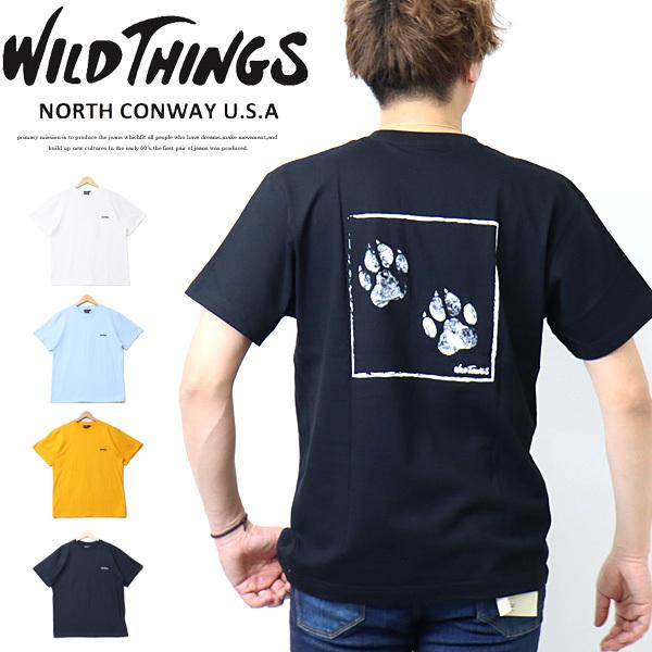 SALE セール WILD THINGS ワイルドシングス アニマルトラックス プリント 半袖 Ｔシャツ プリント メンズ レディース ユニセックス WT22053K | WILD THINGS