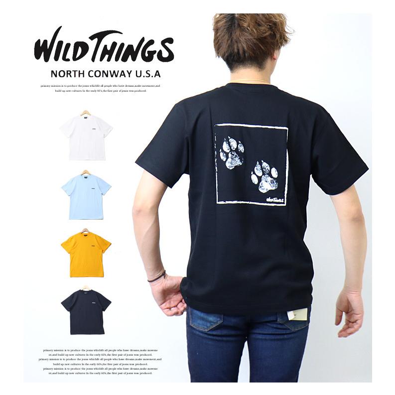 SALE セール WILD THINGS ワイルドシングス アニマルトラックス プリント 半袖 Ｔシャツ プリント メンズ レディース ユニセックス WT22053K | WILD THINGS | 01