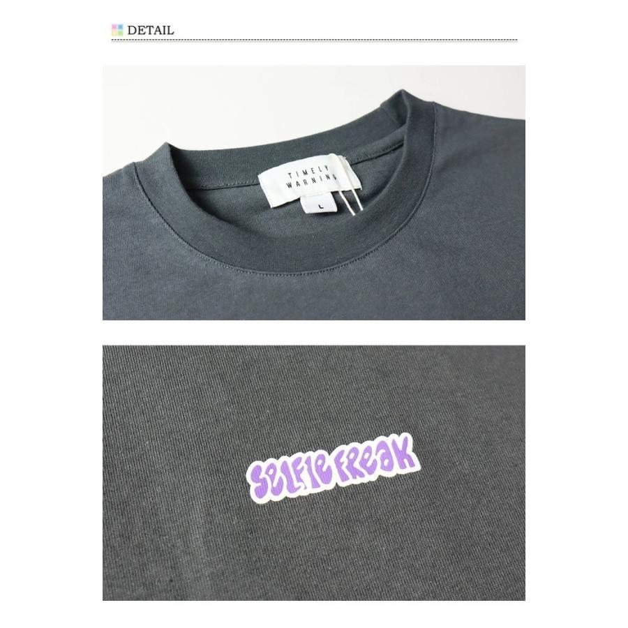 SALE セール Timely Warning タイムリーワーニング Selfie Freak バックプリント 半袖 Tシャツ メンズ レディース ユニセックス プリント 2551000 | TIMELY WARNING | 13