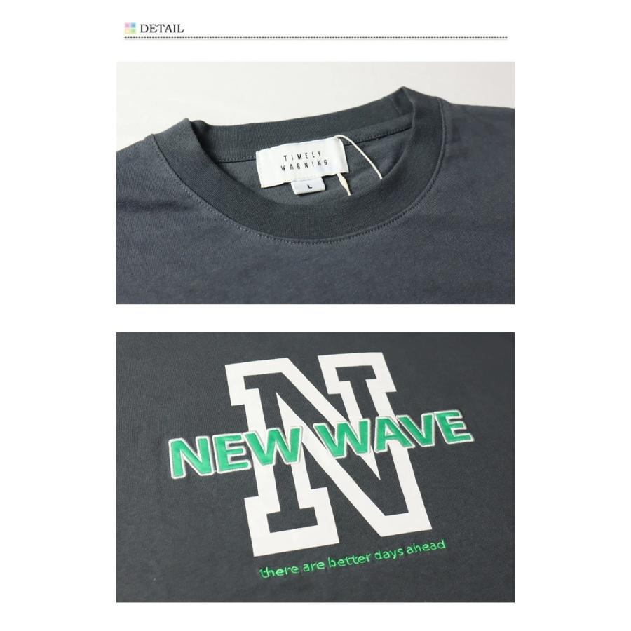 SALE セール Timely Warning タイムリーワーニング ニューウェーブ カレッジ ワッペン 半袖 Tシャツ 半T メンズ レディース ユニセックス プリント 2551044 | TIMELY WARNING | 13