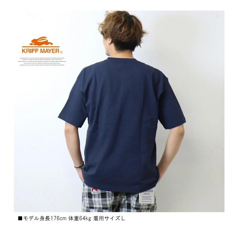 SALE セール KRIFF MAYER クリフメイヤー ヘビーオンス カレッジロゴ 半袖 Tシャツ ビッグシルエット ビッグT 半T メンズ 半袖Tシャツ 送料無料 2157207 | KRIFF MAYER | 10