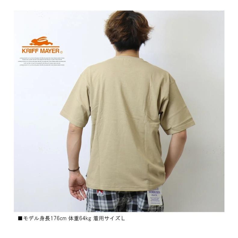 SALE セール KRIFF MAYER クリフメイヤー ヘビーオンス カレッジロゴ 半袖 Tシャツ ビッグシルエット ビッグT 半T メンズ 半袖Tシャツ 送料無料 2157207 | KRIFF MAYER | 07
