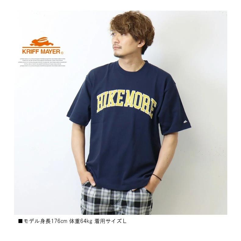 SALE セール KRIFF MAYER クリフメイヤー ヘビーオンス カレッジロゴ 半袖 Tシャツ ビッグシルエット ビッグT 半T メンズ 半袖Tシャツ 送料無料 2157207 | KRIFF MAYER | 09