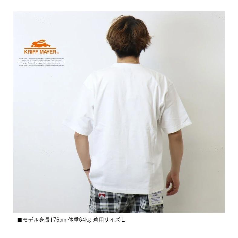 SALE セール KRIFF MAYER クリフメイヤー ヘビーオンス ベースボールロゴ 半袖 Tシャツ ビッグシルエット ビッグT 半T メンズ 半袖Tシャツ 2157208 | KRIFF MAYER | 04