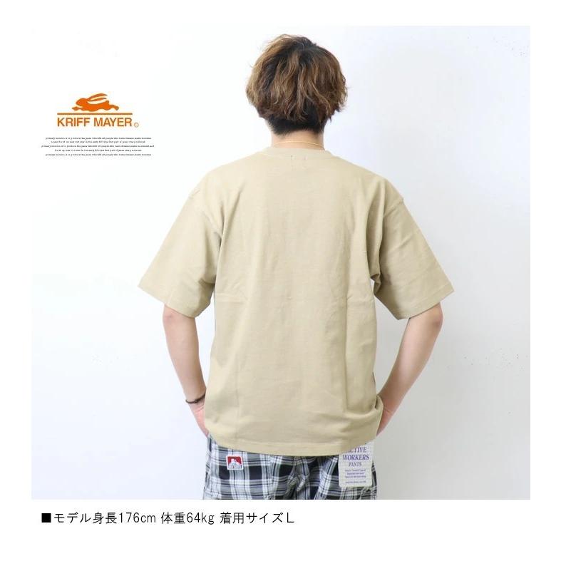 SALE セール KRIFF MAYER クリフメイヤー ヘビーオンス ベースボールロゴ 半袖 Tシャツ ビッグシルエット ビッグT 半T メンズ 半袖Tシャツ 2157208 | KRIFF MAYER | 07