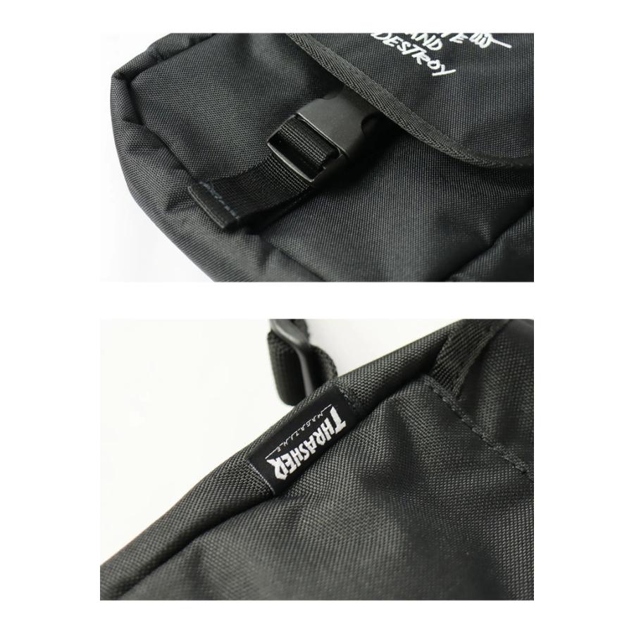 THRASHER（スラッシャー） フラップ ミニショルダーバッグ マーク
