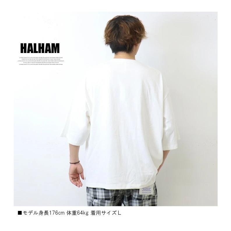 SALE セール HALHAM ハルハム 刺繍 ビッグシルエット Tシャツ ブルドッグ ワイドシルエット メンズ レディース ユニセックス 122622H | HALHAM | 04