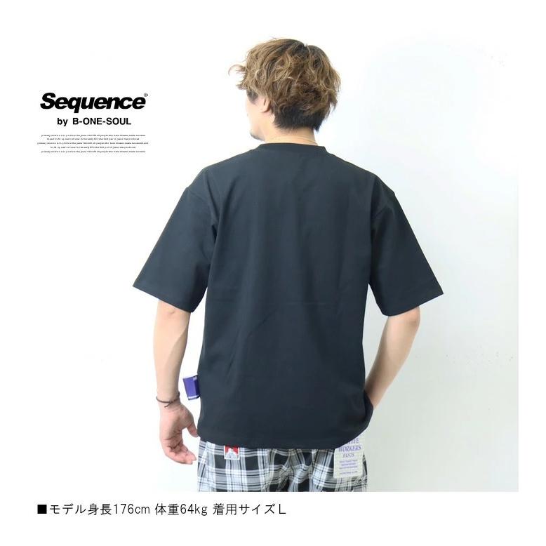 SALE セール Sequence シーケンス ファイヤーベースボールロゴ 半袖 Tシャツ 半T メンズ レディース ユニセックス ビッグシルエット 半袖Tシャツ 2570032 | Prosperity Sequence | 13