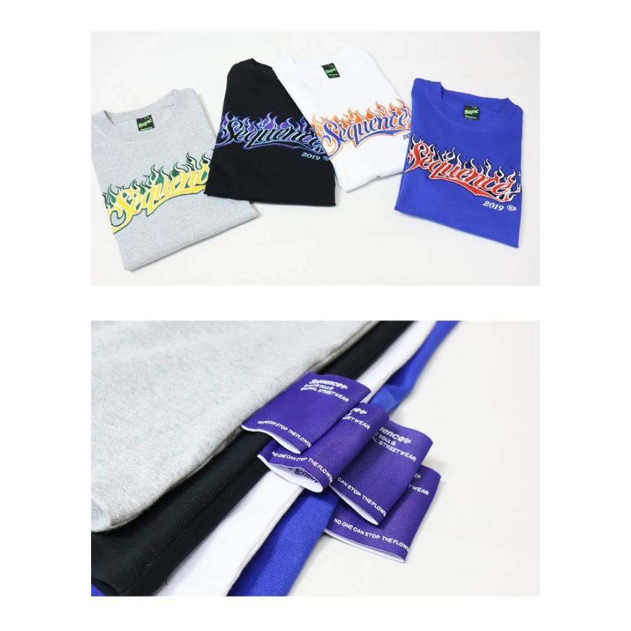 SALE セール Sequence シーケンス ファイヤーベースボールロゴ 半袖 Tシャツ 半T メンズ レディース ユニセックス ビッグシルエット 半袖Tシャツ 2570032 | Prosperity Sequence | 14