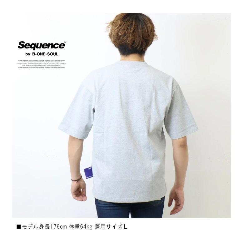 SALE セール Sequence シーケンス ファイヤーベースボールロゴ 半袖 Tシャツ 半T メンズ レディース ユニセックス ビッグシルエット 半袖Tシャツ 2570032 | Prosperity Sequence | 07