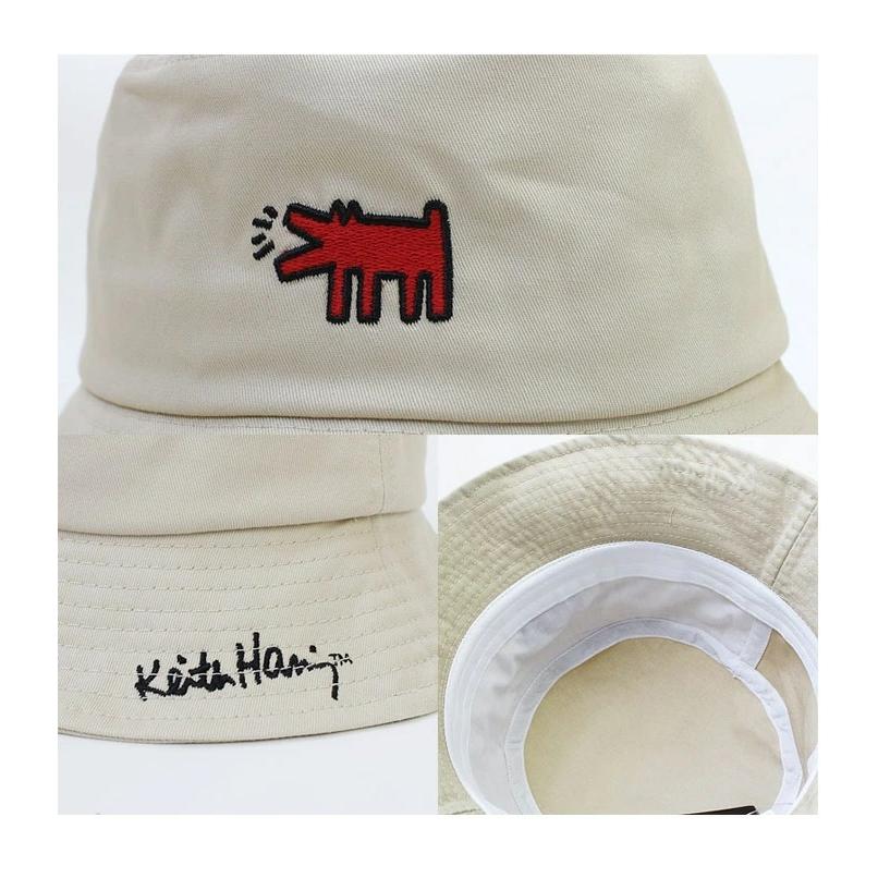 Keith Haring キースへリング アートロゴ バケットハット バケハ