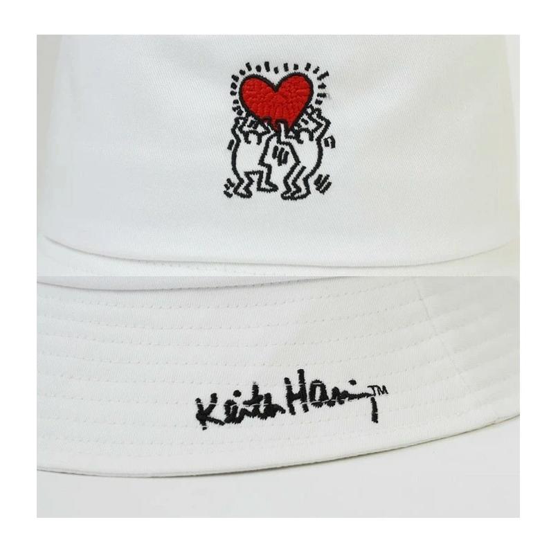 Keith Haring キースへリング アートロゴ バケットハット バケハ メンズ レディース ユニセックス keith_buckethat | Keith Haring | 03