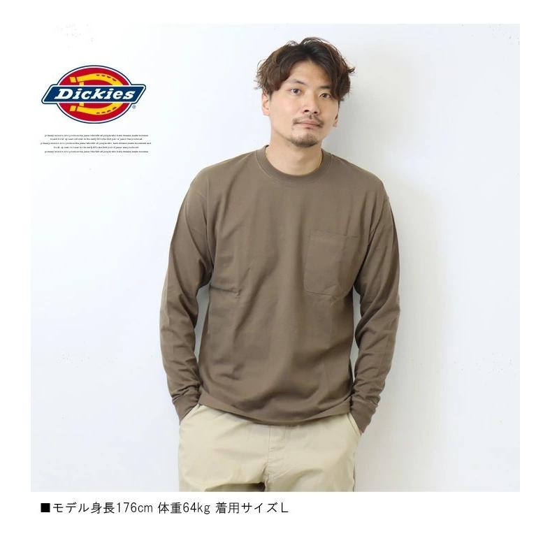 Dickies ディッキーズ 胸ポケット 長袖 Tシャツ ロンT 長T