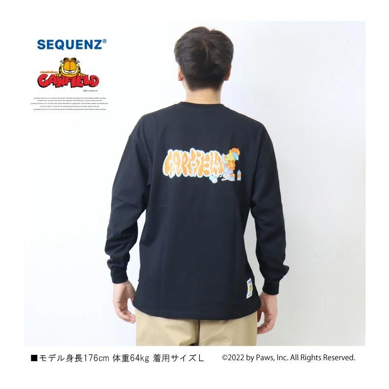 SEQUENZ ガーフィールド グラフィティロゴ 長袖 Tシャツ ユニセックス プリントTシャツ 2770911｜rexone｜11