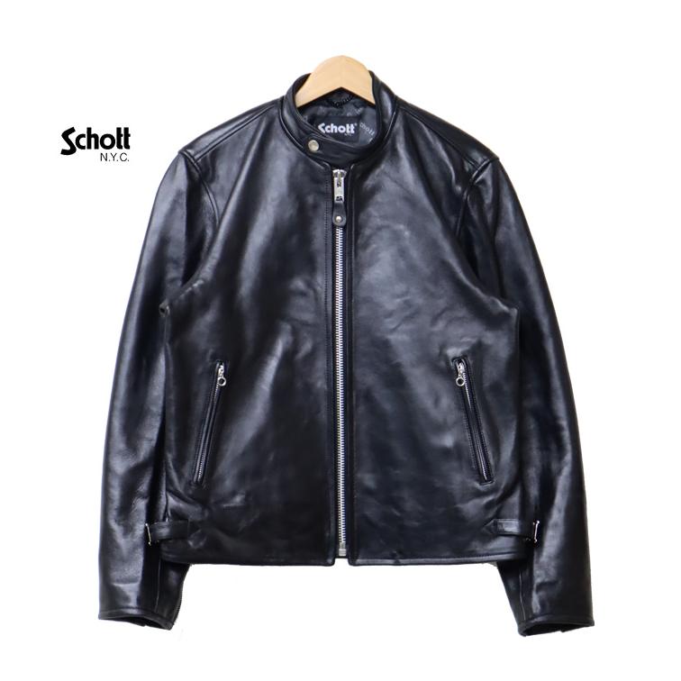 Schott ショット 70’S シングル ライダース ライダースジャケット レザージャケット ライトアウター 革ジャン ブルゾン メンズ 送料無料 3111052｜rexone｜04