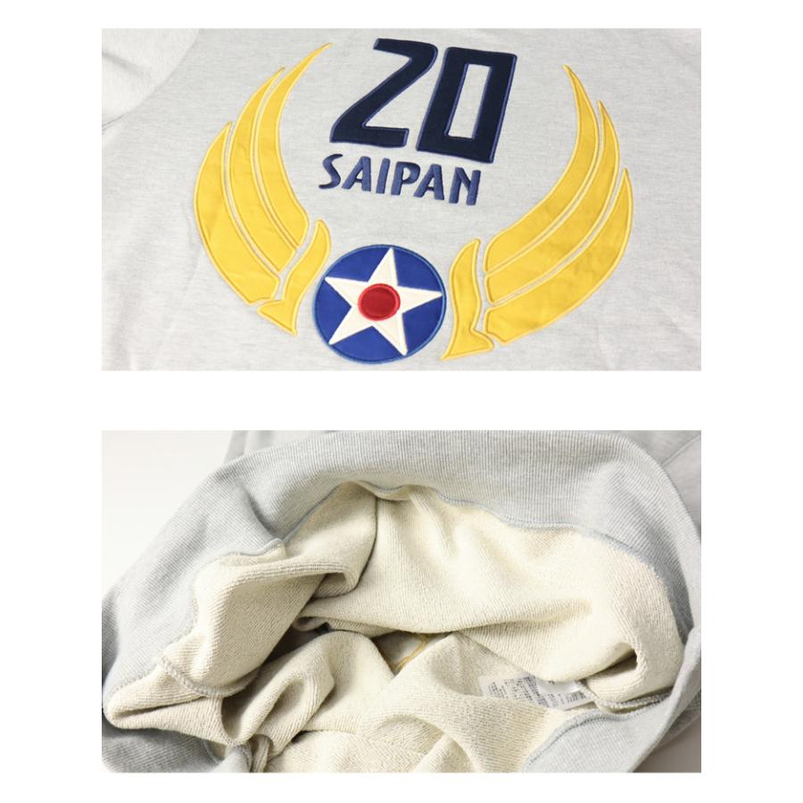 AVIREX（アヴィレックス） SALE セール クルースウェット SAIPAN 刺繍