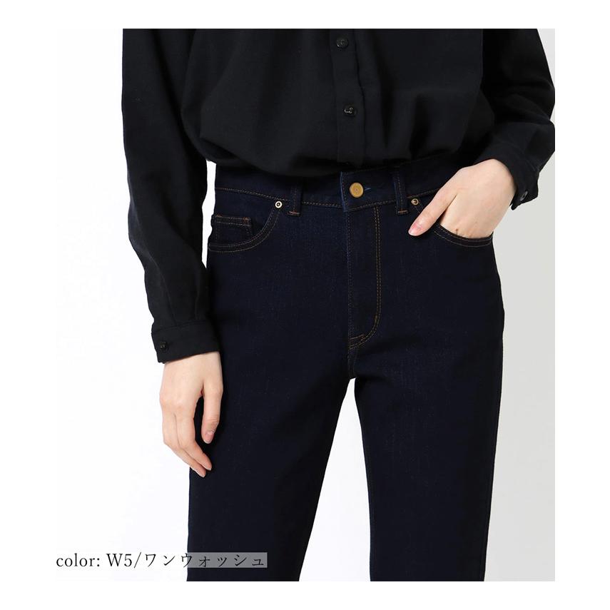 SALE セール Mrs.Jeana ミセスジーナ レディース 裏起毛 ストレート 暖パン 暖かいパンツ 暖かいジーンズ 股上深め ストレッチ 暖かいデニム 送料無料 MJ-4712 |  | 10