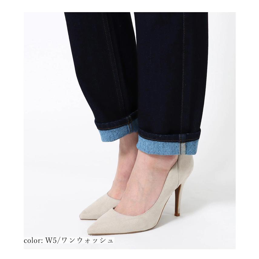 SALE セール Mrs.Jeana ミセスジーナ レディース 裏起毛 ストレート 暖パン 暖かいパンツ 暖かいジーンズ 股上深め ストレッチ 暖かいデニム 送料無料 MJ-4712 |  | 14