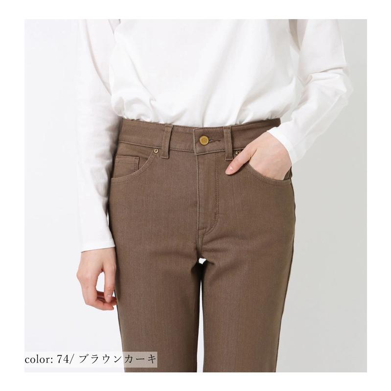 SALE セール Mrs.Jeana ミセスジーナ レディース 裏起毛 ストレート 暖パン 暖かいパンツ 股上深め ストレッチ カラーパンツ WARM 送料無料 MJ-4722 |  | 14