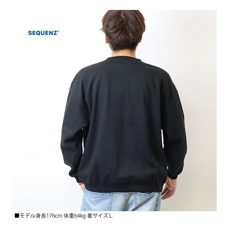 SEQUENZ シークエンズ オールドイングリッシュ ファイヤーロゴ 刺繍 スウェットシャツ トレーナー 裏起毛 メンズ レディース ユニセックス 送料無料 2770020 | BEN DAVIS | 04