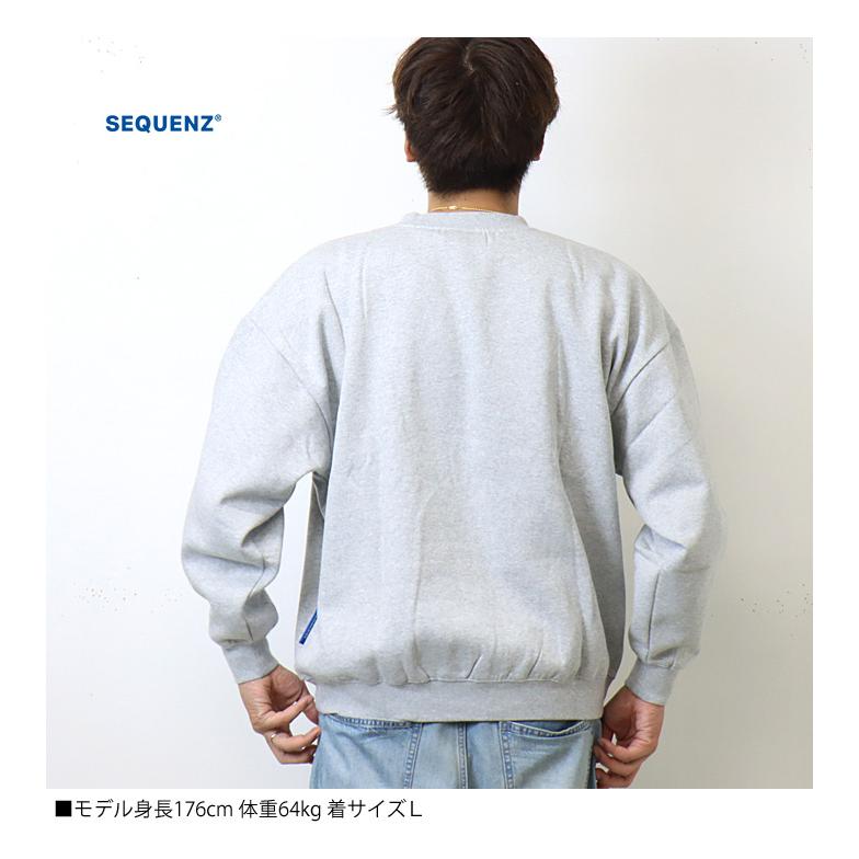 SEQUENZ シークエンズ オールドイングリッシュ ファイヤーロゴ 刺繍 スウェットシャツ トレーナー 裏起毛 メンズ レディース ユニセックス 送料無料 2770020 | BEN DAVIS | 06