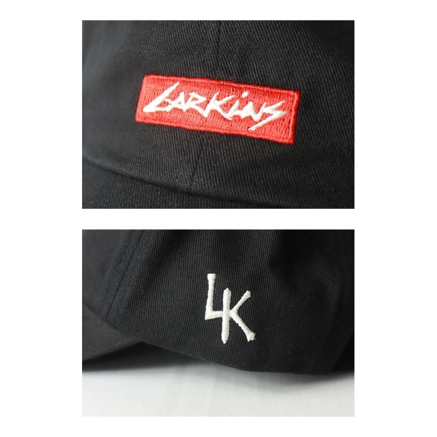 LARKINS ラーキンス ボックスロゴ刺繍 ローキャップ 帽子 メンズ レディース ユニセックス キャップ ブランドロゴ ベースボールキャップ LKTM-110 | LARKINS | 14