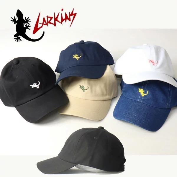LARKINS ラーキンス ロゴ刺繍 ローキャップ 帽子 メンズ レディース ユニセックス キャップ ブランドロゴ ベースボールキャップ LKTM-100 | LARKINS