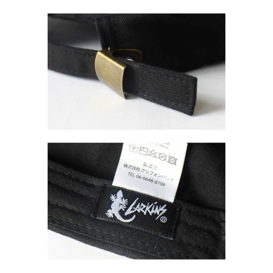 LARKINS ラーキンス ロゴ刺繍 ローキャップ 帽子 メンズ レディース ユニセックス キャップ ブランドロゴ ベースボールキャップ LKTM-100 | LARKINS | 13