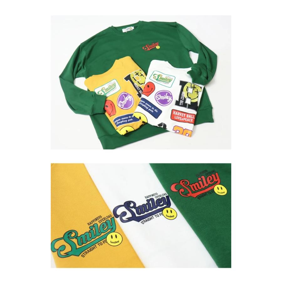 SMILEY FACE（スマイリーフェイス） プリント ワッペン ビッグ