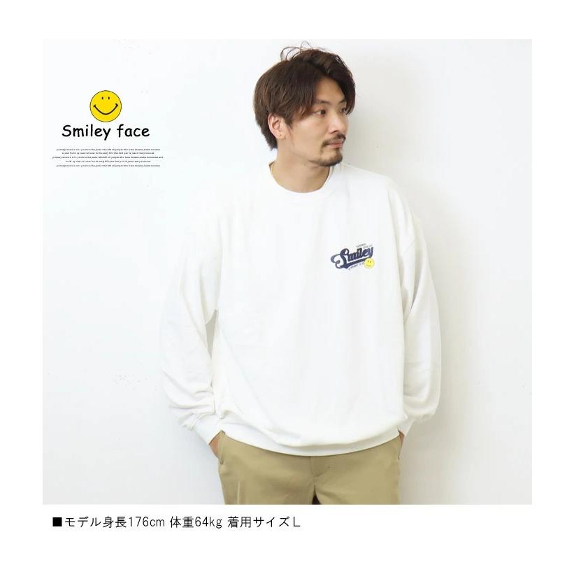 SMILEY FACE（スマイリーフェイス） プリント ワッペン ビッグ